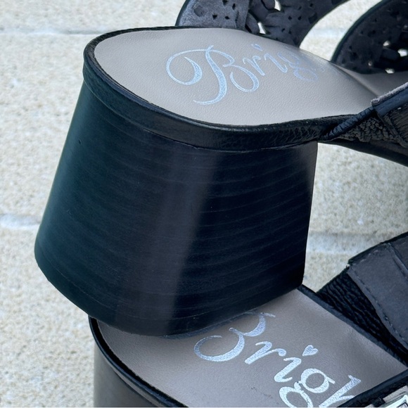 BRIGHTON Tonia Block Heels Sandals NWT Sz 7 - Picture 10 of 15